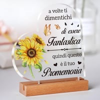 Buioata Inspirációs Akrilfali Dekoráció Nőknek - Ajándék Barátoknak, Munkatársaknak, Feleségnek, Anyának 1