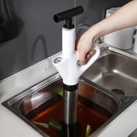 Buithafu Nyomásos Levegős Csatornalehúzó Toalett Duguláselhárító Eszköz Barométerrel 5