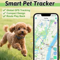 Bukbas Mini GPS nyomkövető macskáknak és kutyáknak, okos tracker iOS Android kompatibilis 4