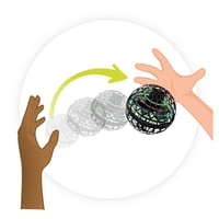 BUKI France SP006 Lietajúca lopta pre deti - Vznášajúca sa LED guľa, hračka do interiéru, 1 ks 7