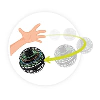 BUKI France SP006 Lietajúca lopta pre deti - Vznášajúca sa LED guľa, hračka do interiéru, 1 ks 5