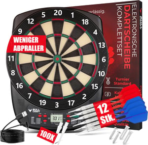 Bull Craft elektronička pikado ploča Tournament set, bežična, crna