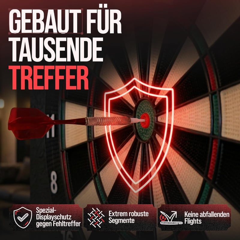 Bull Craft Elektronikus Darts Tábla Turnament Szett Vezeték Nélküli Soft Darttal