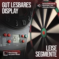 Bull Craft Elektronikus Darts Tábla Turnament Szett Vezeték Nélküli Soft Darttal 6