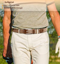 Pánsky pletený elastický opasok BULLIANT, šírka 35 mm, strečový tkaný golfový opasok k džínsom, unisex 8