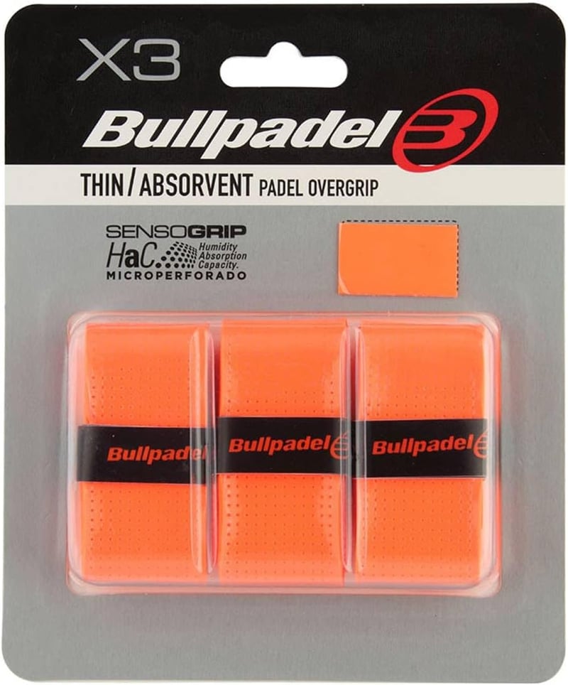 Bullpadel GB-1705 Overgrip Narancssárga Teniszütő Markolat