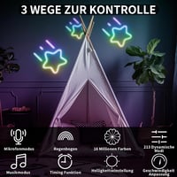BUNACET Neon LED Szalag 16m RGB+IC Színváltós Vízálló IP65 Hajlékony Szilikon LED Csík Távirányítóval Beltéri Kültéri 2x8m 2