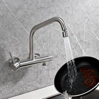 BuntHaus Falra szerelhető konyhai csap 3/4" rozsdamentes acél 2 sugaras 1
