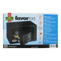 Seif electronic cu cifru BURG-WÄCHTER Favor S3 E, 8,6 l, 200x310x200 mm, negru 6