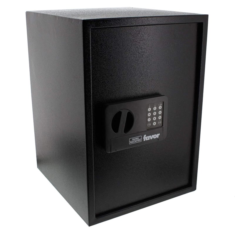 Nábytkový trezor BURG-WÄCHTER Favor S9 E s elektronickým zámkom a policou, 55 litrov, 16,5 kg, čierny, 35x38x50 cm