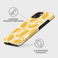 Kryt na iPhone 15 Plus BURGA – hybridný dvojvrstvový nárazuvzdorný TPU obal s povrchom odolným proti poškriabaniu a vyvýšenou ochranou obrazovky 3