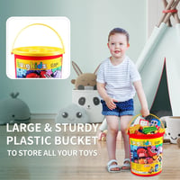 burgkidz nagy építőkocka szett 3+ éves korig - 214 db 6