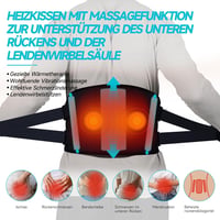 Burrki Vezeték Nélküli Hátmelegítő Masszázs Öv 5 Üzemmóddal és 3 Hőfokozattal 6