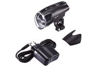 Set de faruri de bicicletă LED Busch & Müller IXON IQ Premium cu adaptor de rețea și acumulatori - negru 2