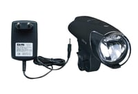 Set de faruri de bicicletă LED Busch & Müller IXON IQ Premium cu adaptor de rețea și acumulatori - negru 4