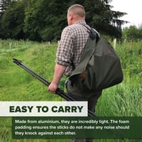 BushWear 4 lábú lövészbot vadászathoz és sportlövészethez 5