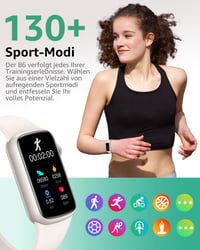 BUTFORFIT fitness okosóra 137+ sportmóddal, IP68 - Starlight 3