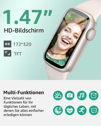 BUTFORFIT fitness okosóra 137+ sportmóddal, IP68 - Starlight 2