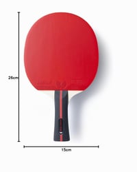 Rachetă de tenis de masă Butterfly Ovtcharov Striker - Fețe LAGNUS certificate ITTF 2,0 mm, lemn ofensiv cu 5 straturi, mâner concav, pentru joc orientat spre spin 7