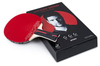 Rachetă de tenis de masă Butterfly Ovtcharov Striker - Fețe LAGNUS certificate ITTF 2,0 mm, lemn ofensiv cu 5 straturi, mâner concav, pentru joc orientat spre spin 1