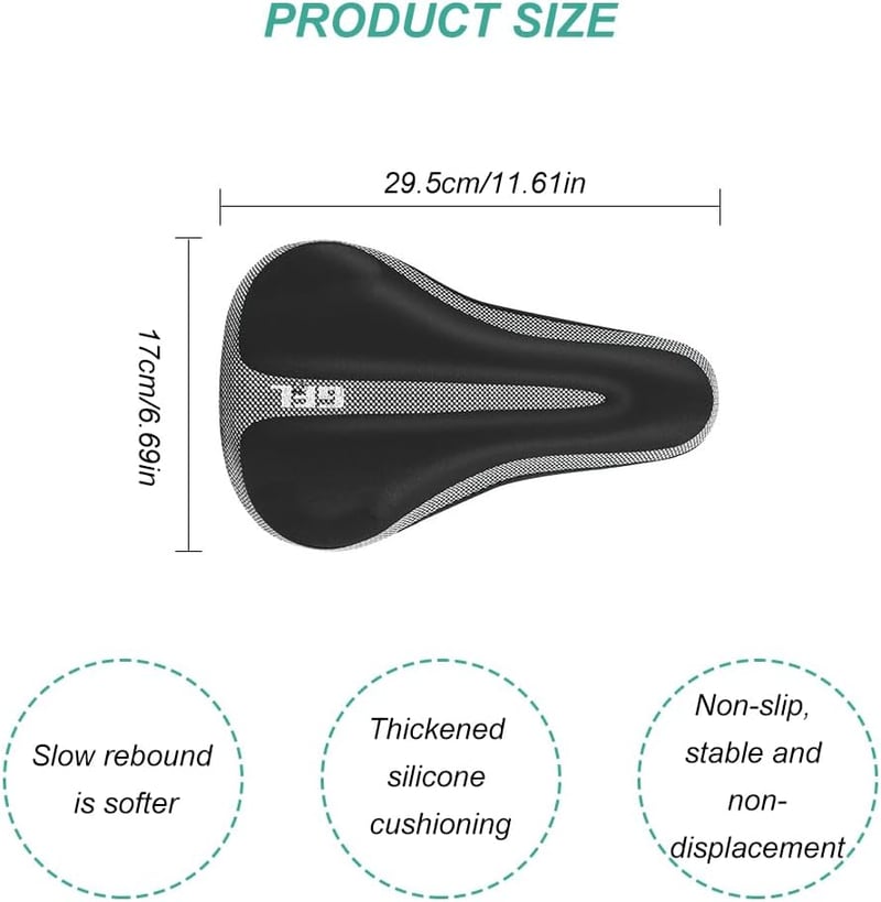 Butyeak ergonomikus kerékpár nyeregvédő gel párnázott rennrad mountainbike