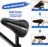Butyeak ergonomikus kerékpár nyeregvédő gel párnázott rennrad mountainbike 4