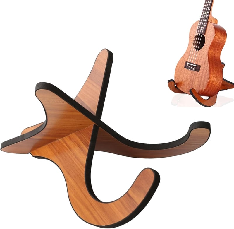 Butyeak Összecsukható X-alakú Hangszerállvány - Hordozható Tartó Ukulele, Hegedű, Mandolin és Bendzsó Hangszerekhez

AI: Butyeak Összecsukha
