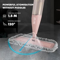 BUUROOHM Spray Mop 360° Forgó Fej, Mosható Mikroszálas Takarítórongy, Vödör Nélküli Padlótisztítás 7