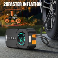 BUVAYE 4000A Autó Indító Kompresszor 150PSI 12V Hordozható Akkumulátor Booster 3