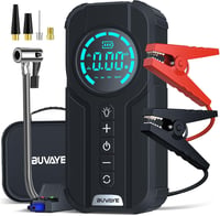BUVAYE 4000A Autó Indító Kompresszor 150PSI 12V Hordozható Akkumulátor Booster 1
