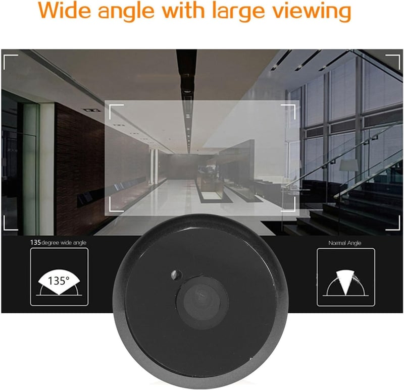 BuyWeek 1080P Digitális Ajtókamera 3,97" Színes Kijelzővel - 135° Látószög, Éjjellátó Funkció, 1400 mAh Akkumulátor, Fém Kitekintő 15-30mm A