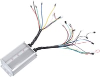 BuyWeek 1500W Elektromos Kerékpár Vezérlő Készlet - 36/48V Kefe Nélküli Motor Szabályzó LCD Kijelzővel és Gázkarral 22,5mm Kormányhoz 8