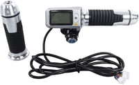 BuyWeek 1500W Elektromos Kerékpár Vezérlő Készlet - 36/48V Kefe Nélküli Motor Szabályzó LCD Kijelzővel és Gázkarral 22,5mm Kormányhoz 9