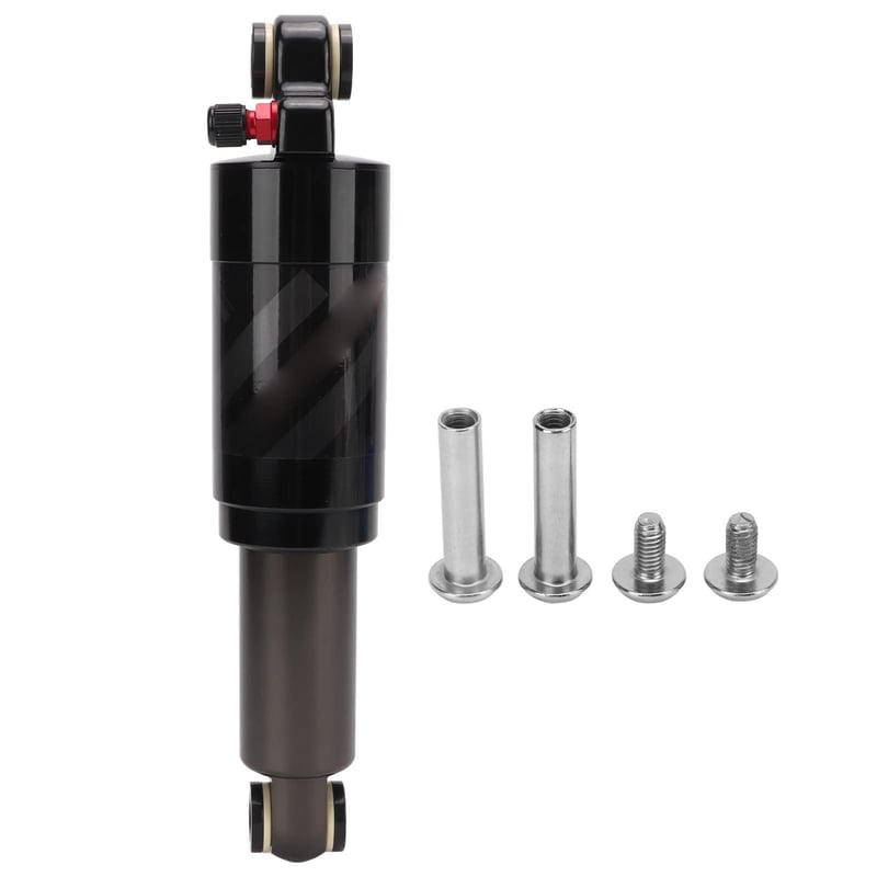 BuyWeek 190 mm Zadný tlmič na bicykel - Hliníkový pružinový tlmič pre MTB bicykle a kolobežky - S tesnením tlmiacim vibrácie