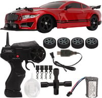 BuyWeek 2.4 GHz RC Drift Autó LED Fénnyel, 4WD Távirányított Versenyautó Gyerekeknek és Felnőtteknek 1