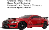 BuyWeek 2.4 GHz RC Drift Autó LED Fénnyel, 4WD Távirányított Versenyautó Gyerekeknek és Felnőtteknek 7