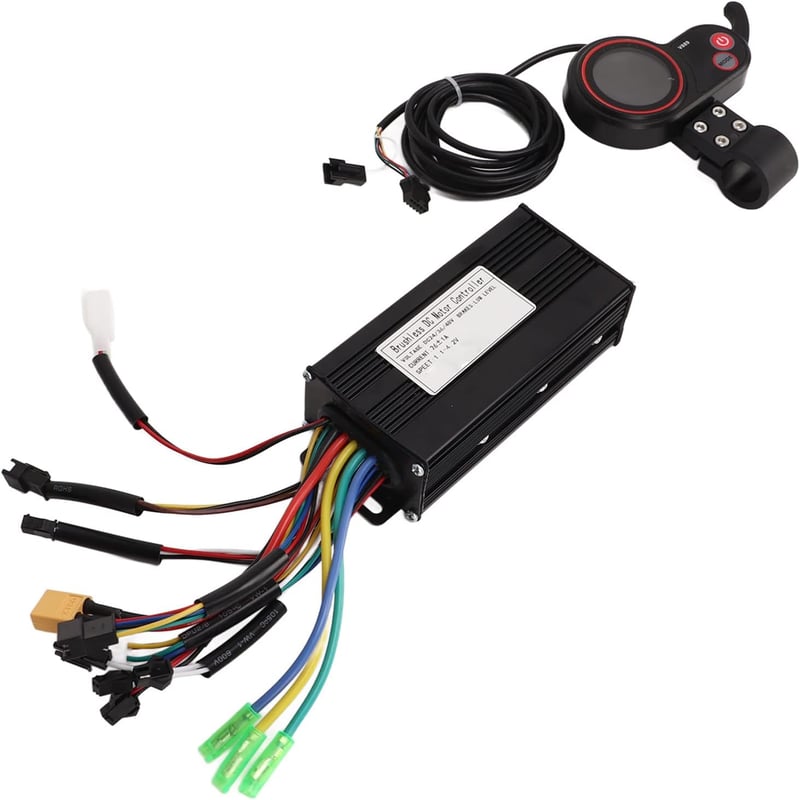 BuyWeek 24V 36V 48V Brushless Motor Controller KUGOO M4 LCD Kijelzővel