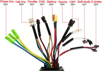 BuyWeek 24V 36V 48V Brushless Motor Controller KUGOO M4 LCD Kijelzővel 4