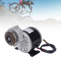 BuyWeek 24V 500W Fogaskerék Motor - Alumínium Reduktoros Elektromos Motor Nagy Nyomatékkal, 16 Fogú Lánckerékkel Elektromos Kerékpárokhoz, R 5