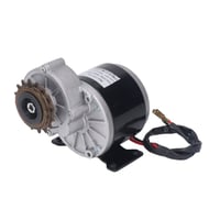BuyWeek 24V 500W Motor s reduktorom – Aluminijski elektromotor s reduktorom visokog zakretnog momenta, sa lančanikom od 16 zubaca za električne bicikle, R 1