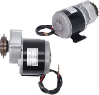 BuyWeek 24V 500W Fogaskerék Motor - Alumínium Reduktoros Elektromos Motor Nagy Nyomatékkal, 16 Fogú Lánckerékkel Elektromos Kerékpárokhoz, R 6