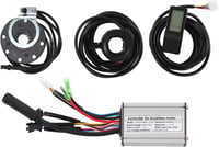 BuyWeek 36V/48V 250W Elektromos Kerékpár Motor Vezérlő Készlet LCD4 Kijelzővel 6