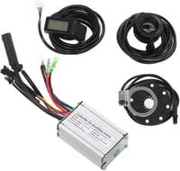 BuyWeek 36V/48V 250W Elektromos Kerékpár Motor Vezérlő Készlet LCD4 Kijelzővel 7