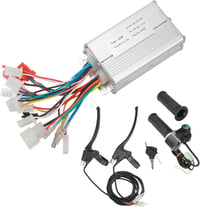 BuyWeek 36V 48V 250W Elektromos Kerékpár Vezérlő Szett Fékkarral és Fojtószelepel 6