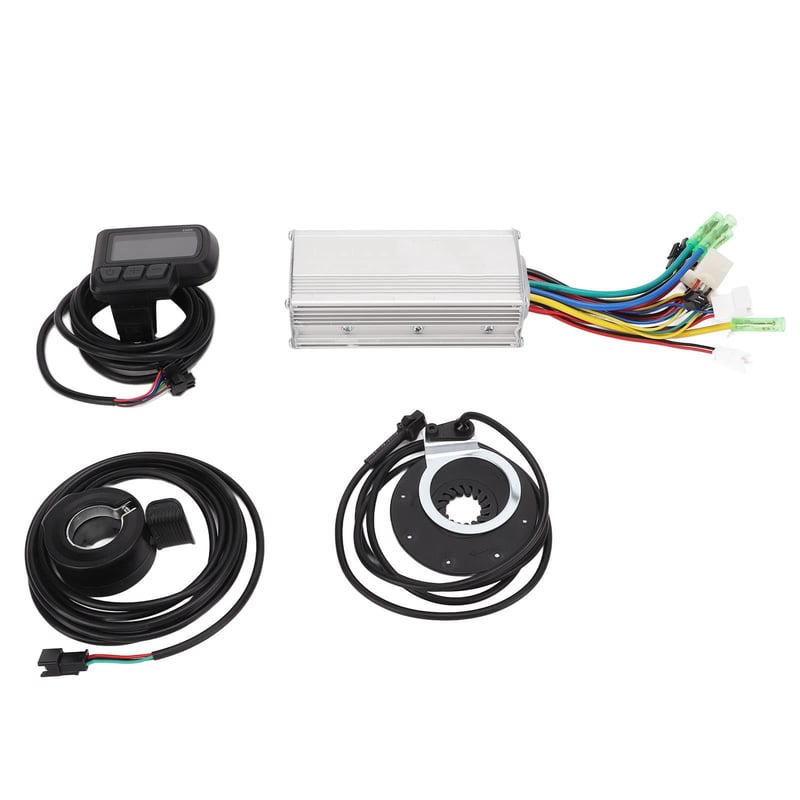 Riadiaca jednotka pre elektrický bicykel BuyWeek 36V 48V 500W s LCD displejom a plynovou rukoväťou