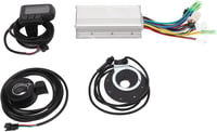 BuyWeek 36V 48V 500W Elektromos Kerékpár Vezérlő LCD Kijelzővel és Gázkarral 1