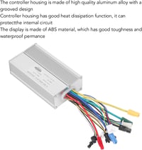 BuyWeek 48V 1000W Elektromos Kerékpár Vezérlő LCD Kijelzővel 7
