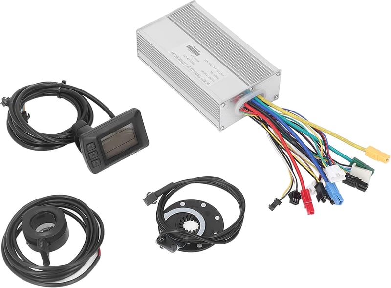 BuyWeek 48V 1000W Elektromos Kerékpár Vezérlő LCD Kijelzővel