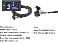 BuyWeek 48V 500W Elektromos Kerékpár Vezérlő Szinusz Hullám LCD Kijelzővel 4