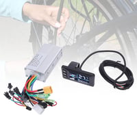 BuyWeek 48V 500W Elektromos Kerékpár Vezérlő Szinusz Hullám LCD Kijelzővel 2